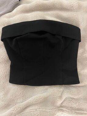 Dynamite Black Bustier Top